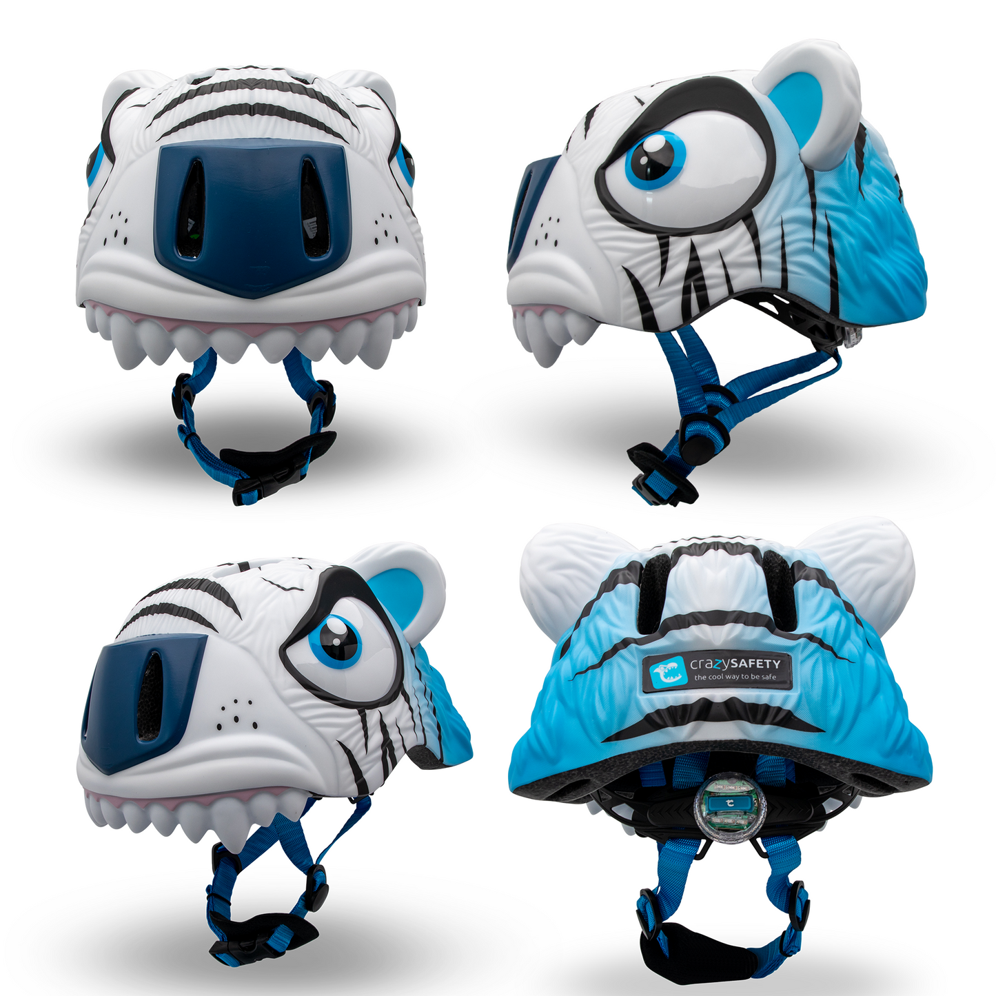 White Tiger Kids Helmet