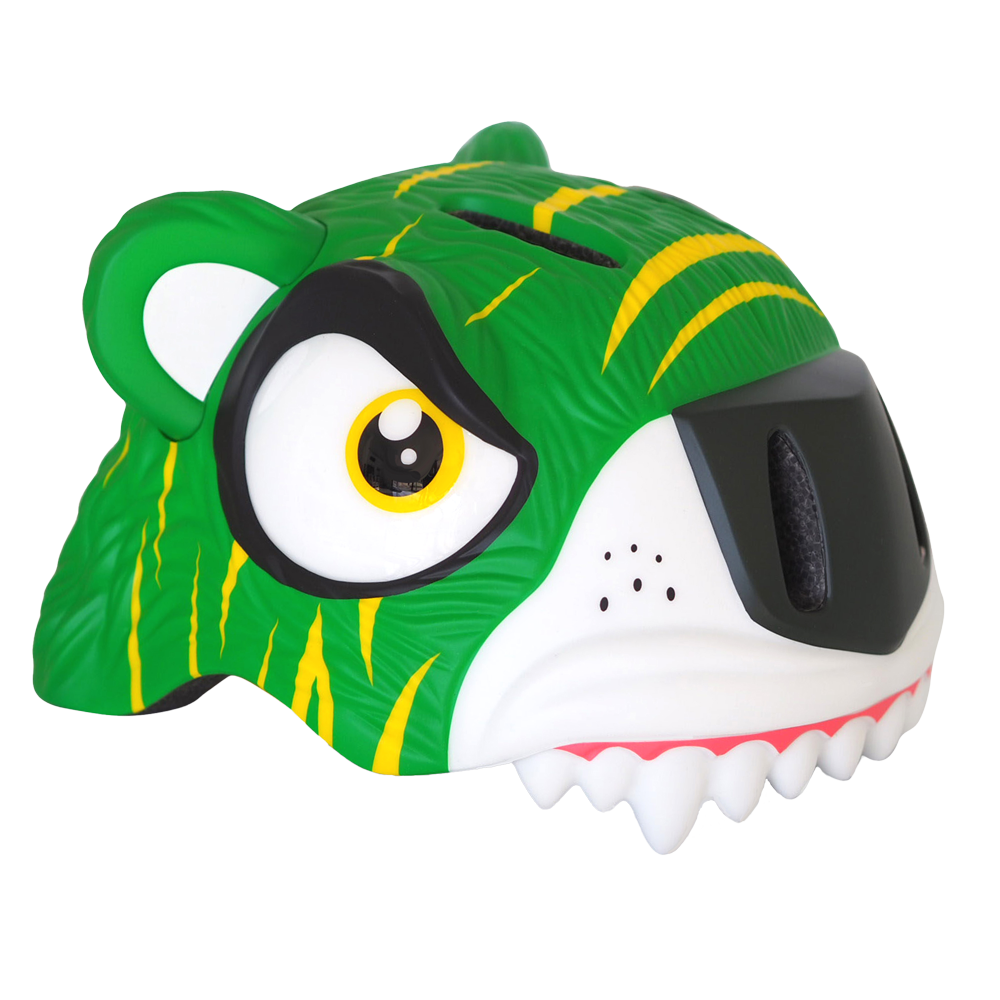 Green Tiger Kids Helmet