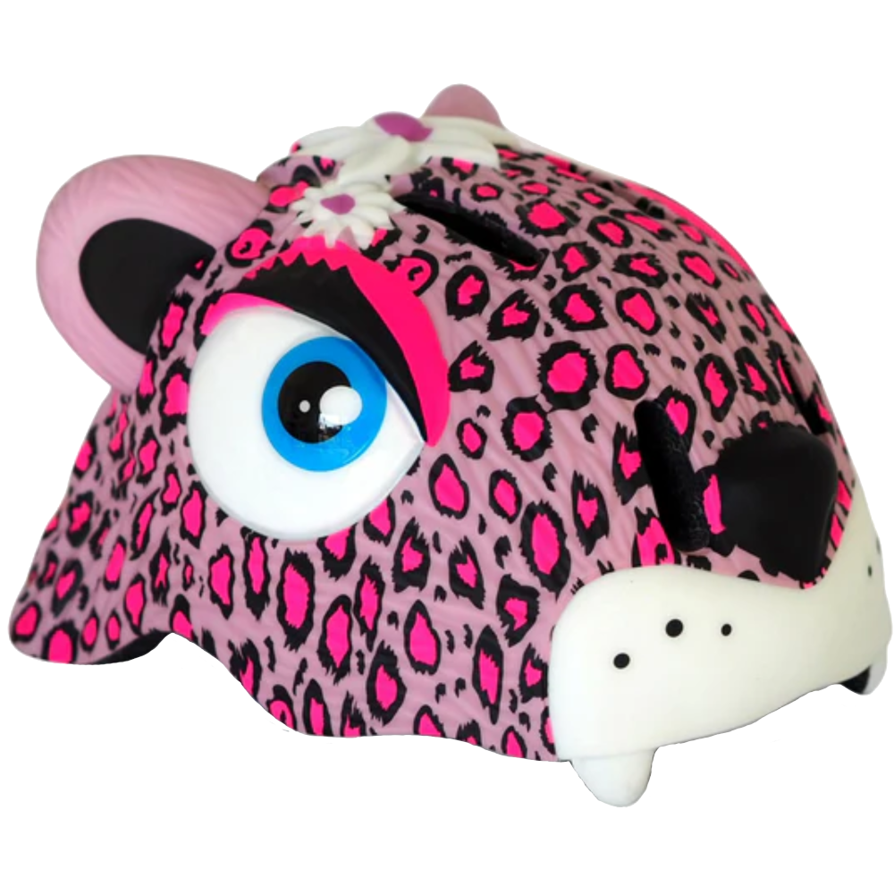 Pink Leopard Kids Helmet