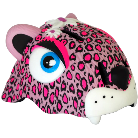 Pink Leopard Kids Helmet