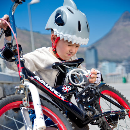 Grey Shark Kids Helmet