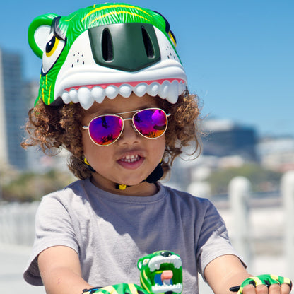 Green Tiger Kids Helmet