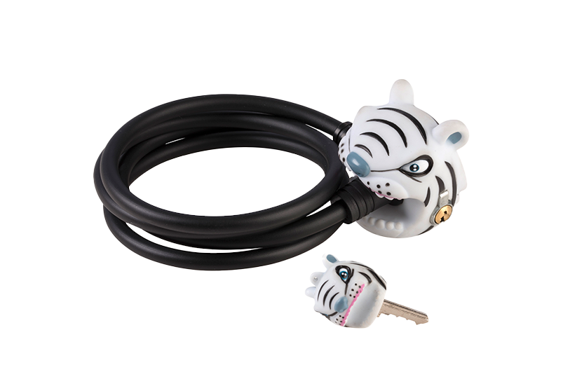 Bike Lock White Tiger