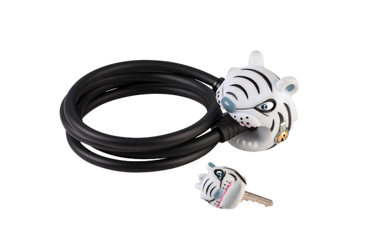 Bike Lock White Tiger